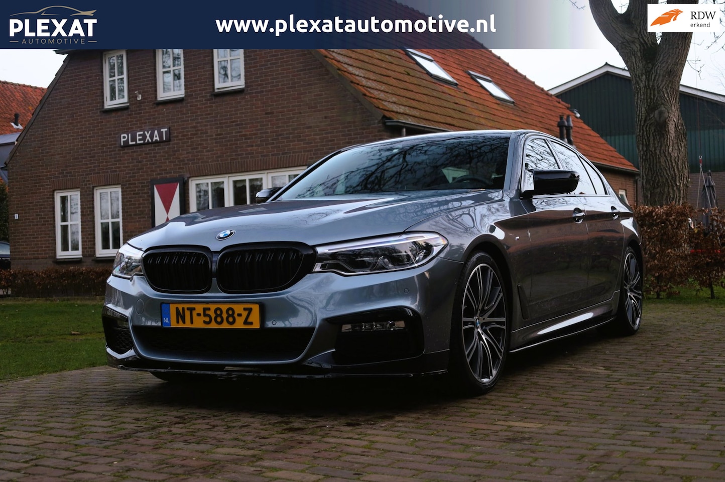 BMW 5-serie - 540i High Executive Aut. | M-pakket | Nappa Interieur | Spoiler Pakket | Dodehoekbewaking - AutoWereld.nl