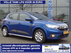 Dacia Sandero - 1.0 TCe 100 Bi-Fuel Expression LPG-G3 Airco Apple/Android Cruise Dakrails Sidebars Trekhaak NL auto 1e eigenaar