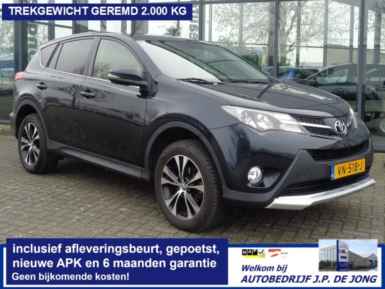Toyota RAV4 - 2.0 VVT-i Style VAN 4WD | Trekhaak | Trekgewicht: 2.000 KG | Uniek | Grijs kenteken | Clima | Navi | Camer - AutoWereld.nl