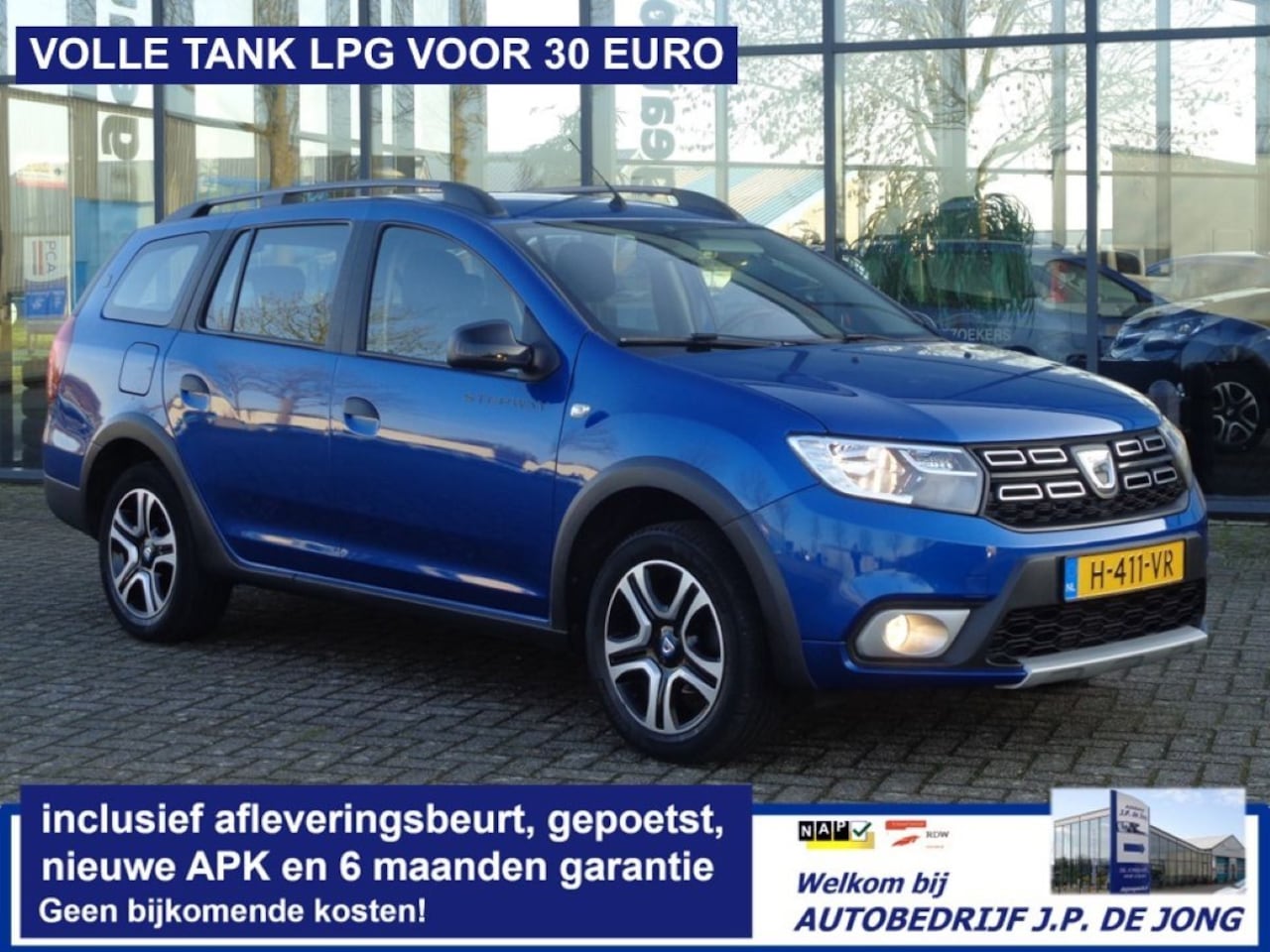 Dacia Logan MCV - 1.0 TCe Bi-Fuel Stepway Serie Limitee 15th Anniv. LPG-G3 | Clima | Cruise | Trekhaak | Navi | Camera | PDC | NL - AutoWereld.nl