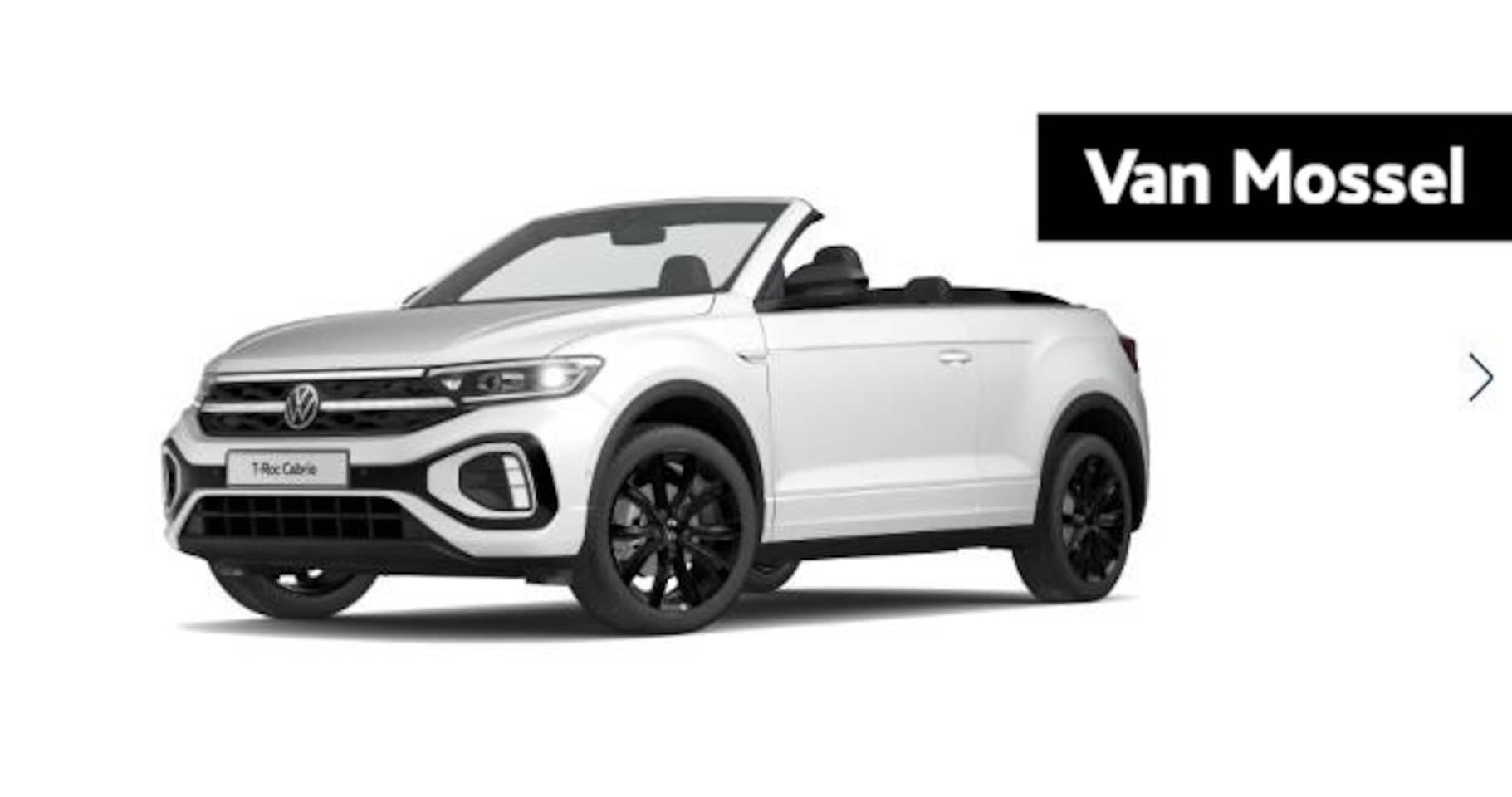 Volkswagen T-Roc Cabrio - 1.5 TSI R-Line 150 PK| Trekhaak Afneembaar | Navigatie | Stoelverwarming | Stuurwielverwar - AutoWereld.nl