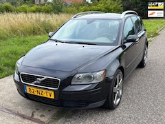 Volvo V50 - 2.4 Elan ECC Audio/CD Leder/stof LMV 18" Cruisecontrol ABS TCS ESP EBD Dakrails Trekhaak D