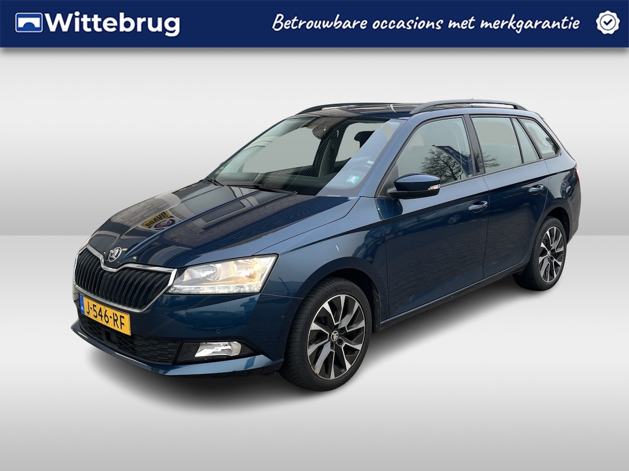 Skoda Fabia Combi - 1.0 TSI Business Edition PARKEER SENSOREN V+A/ TREKHAAK/ SMARTLINK/ CRUISE CONTROL/ STOELV - AutoWereld.nl