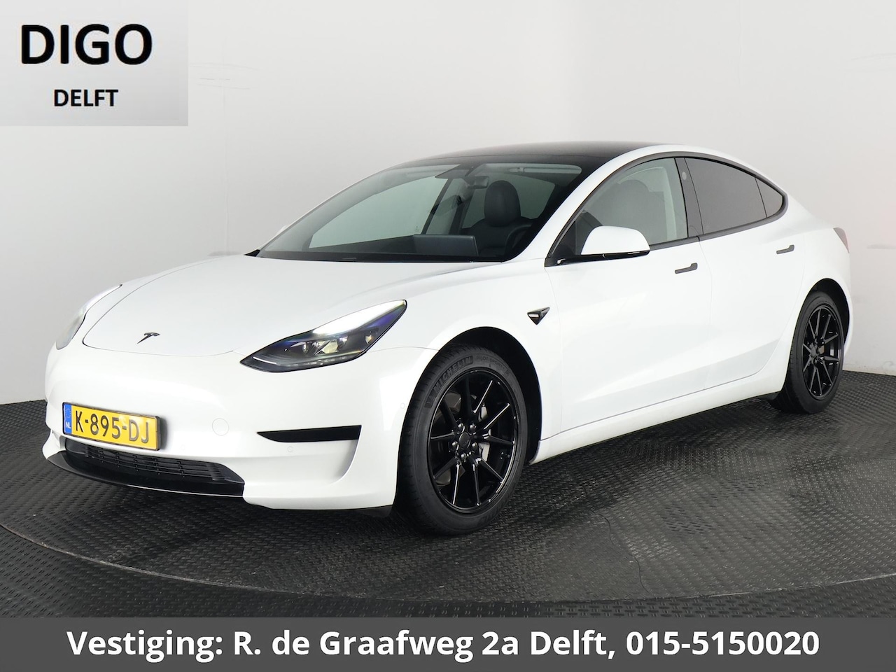 Tesla Model 3 - Sport RWD Plus 60 kWh 238 PK! | SOH 88% | Navigatie | Panoramadak | Camera | - AutoWereld.nl