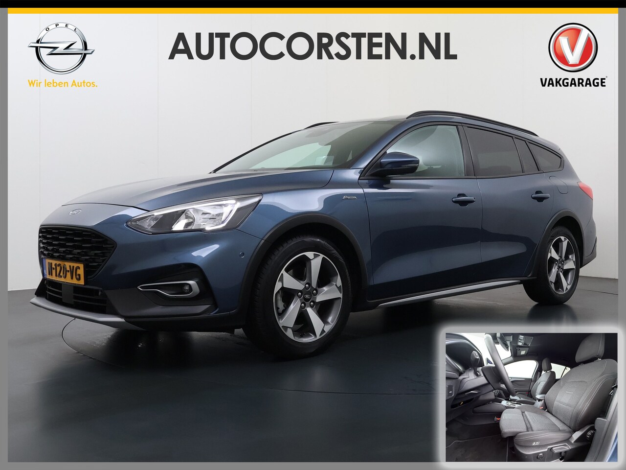 Ford Focus Wagon - 1.5T AUT-8 150PK Active X Navi Head-Up Adaptive Cruise Camera Apple Carplay Android Virtua - AutoWereld.nl
