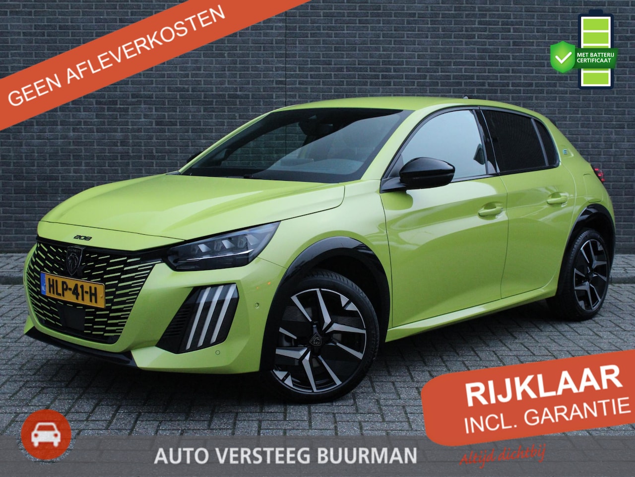 Peugeot e-208 - EV GT 51 kWh Automaat, Achteruitrijcamera, Stoelverw., Applecarpl./Andr. Auto, Dodehoek de - AutoWereld.nl