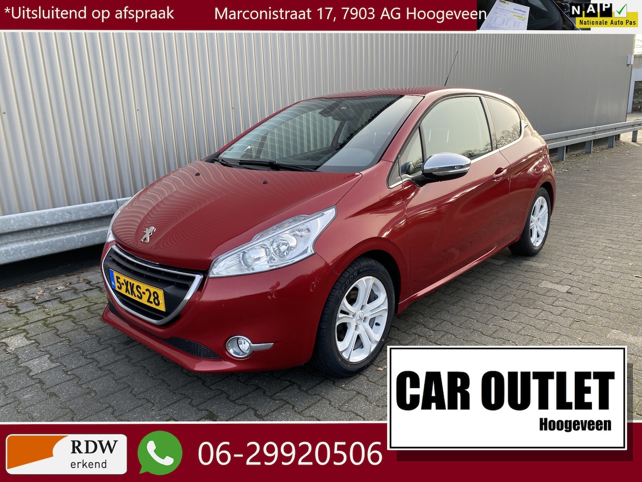 Peugeot 208 - 1.2 VTi Allure 137Dkm.NAP, Leer, Clima, CC, PDC, LM, Trekh, nw. APK – Inruil Mogelijk – - AutoWereld.nl