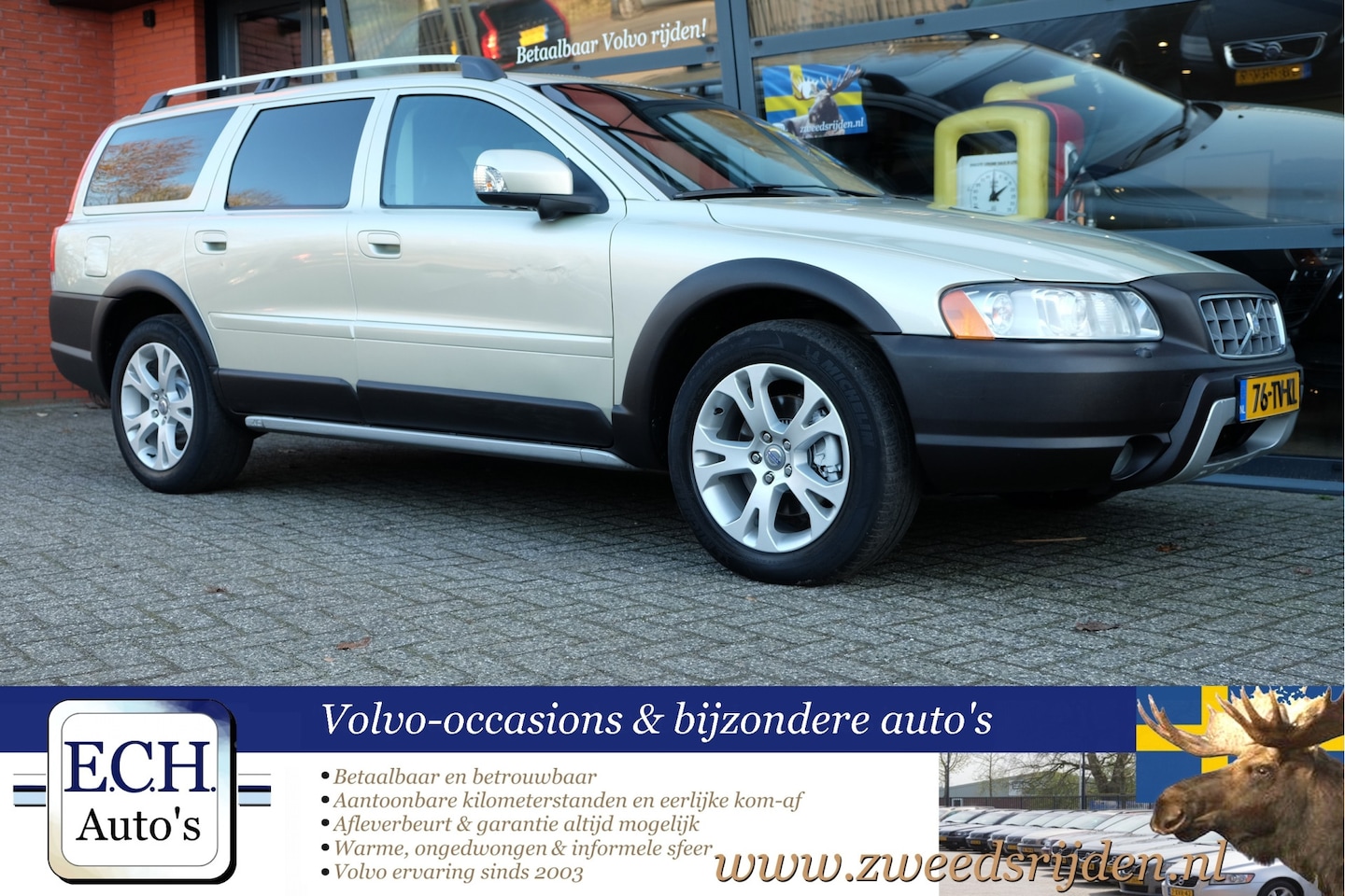 Volvo XC70 - 2.5T 210 pk Aut, Summum, Leer, Trekhaak - AutoWereld.nl