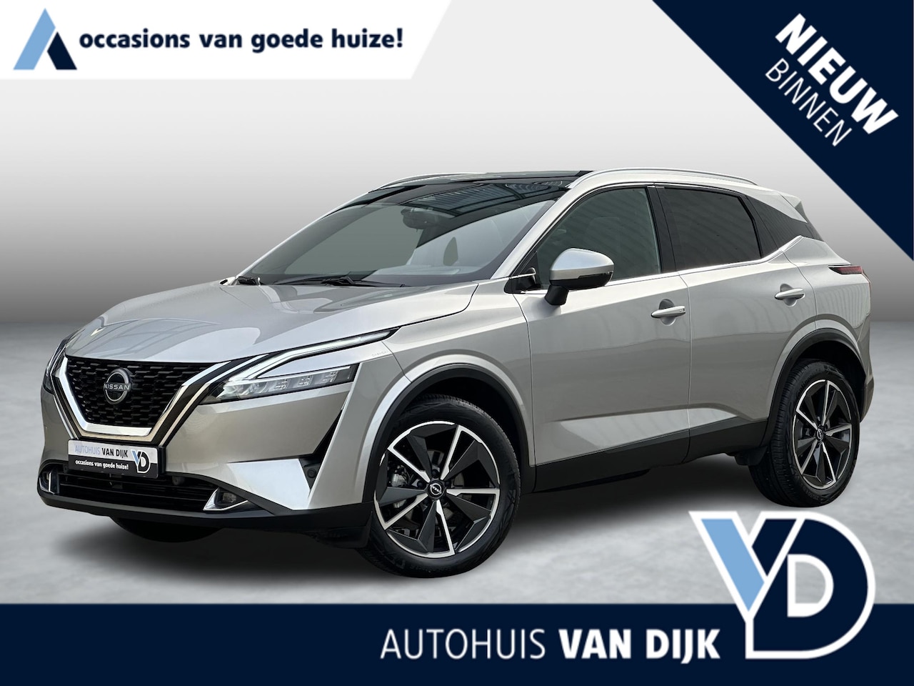 Nissan Qashqai - 1.3 MHEV Tekna 140pk | Pano-Dak/360° camera/Head-Up/Adapt.Cruise - AutoWereld.nl