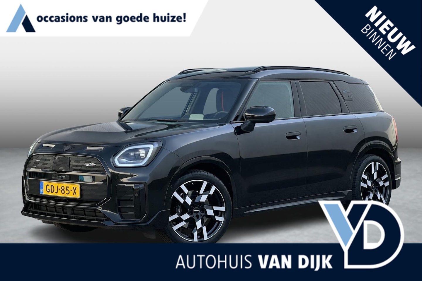 MINI Countryman - Mini SE ALL4 66.5 kWh John Cooper Works XL | Pano/schuifdak/20"/Head-Up/Leder-Alcantara/Ha - AutoWereld.nl