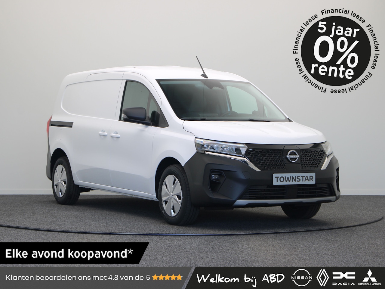 Nissan Townstar - Gesloten Bestel L2H1 EV 121 1AT N-Connecta | Financiering 0% | 7500,- korting | | 16'' sta - AutoWereld.nl