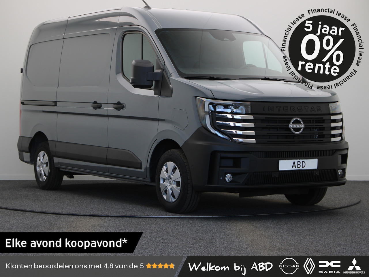 Nissan Interstar-e - Gesloten Bestel L2H2 3.5T 87 kWh 143 1AT Limited | 7" TFT kleuren instrumentenpaneel | Ach - AutoWereld.nl