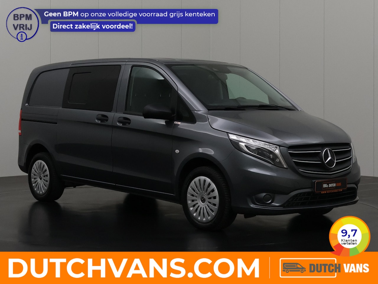 Mercedes-Benz Vito - 119CDi Automaat 4x4 | Led | Leder | Navigatie | Camera | Airco | 2500Kg Trekhaak - AutoWereld.nl