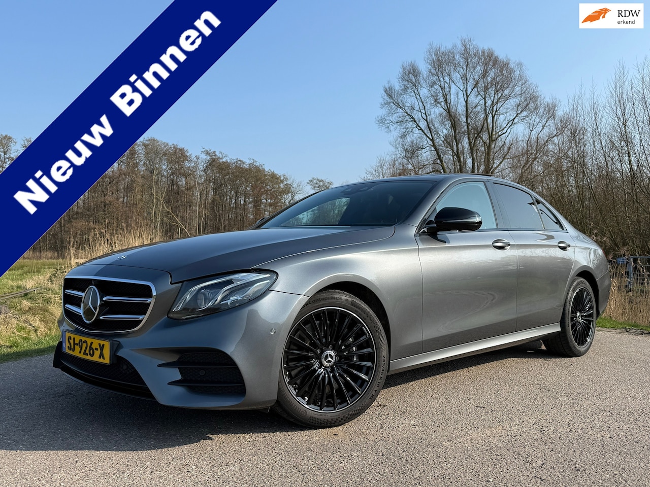 Mercedes-Benz E-klasse - 350 d Prestige Plus Automaat / HUD / Burmester / Panoramadak / 360 Camera / Leder / Sfeerv - AutoWereld.nl