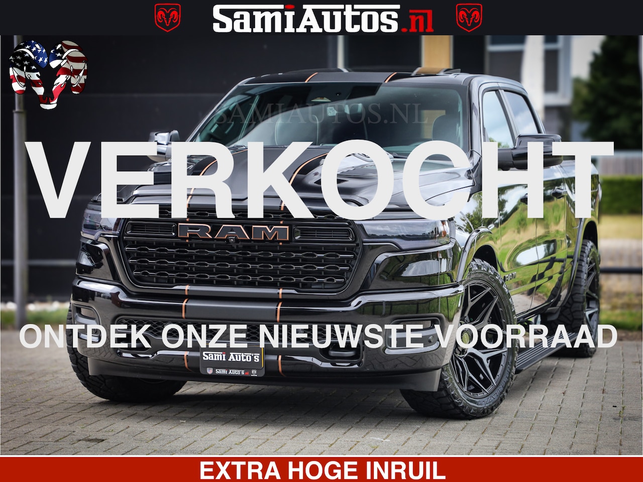 Dodge Ram 1500 - Limited Night H.O 540HP 706Nm | Massage + Full Option | De Meest Luxe en Volle Pick-Up in - AutoWereld.nl