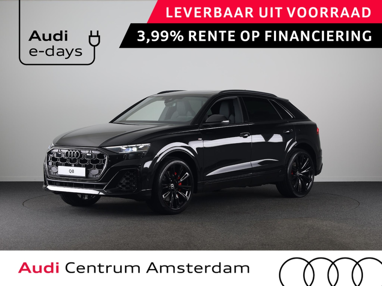 Audi Q8 - Pro Line S 55 TFSI e 394 pk | Bang & Olufsen Premium 3D | Glazen panoramadak | Vierwielbes - AutoWereld.nl