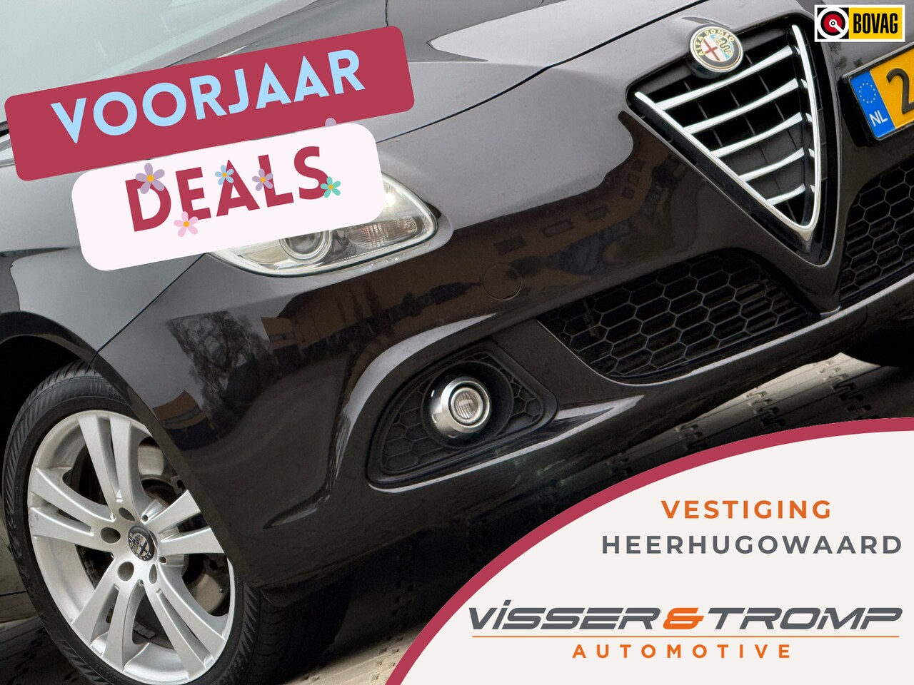 Alfa Romeo Giulietta - 1.4 T Distinctive Lusso Automaat - Nero Ertna - Chique - AutoWereld.nl