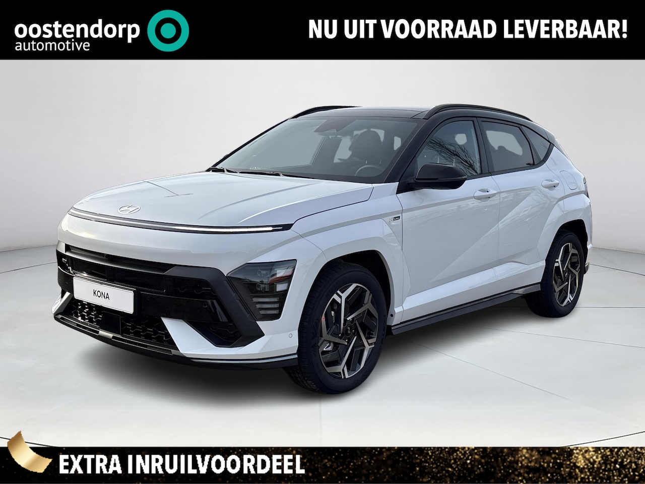 Hyundai Kona - 1.6 GDI HEV N Line Sky | Uit voorraad leverbaar! | Schuif- Kanteldak | Apple Carplay/Andro - AutoWereld.nl