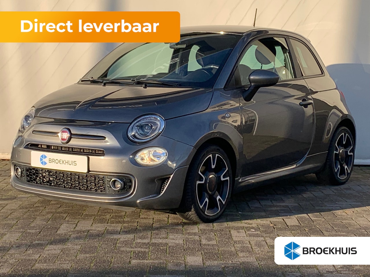 Fiat 500 - 0.9 TwinAir Turbo Sport Airco | Bluetooth | Cruise Control | DAB | LMV 16" | Leder | Navi - AutoWereld.nl