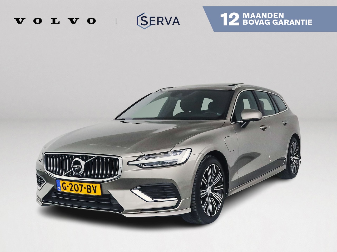 Volvo V60 - T8 Twin Engine AWD Inscription | Panoramadak | 360° camera | Head-up Display |Stoelverwarm - AutoWereld.nl