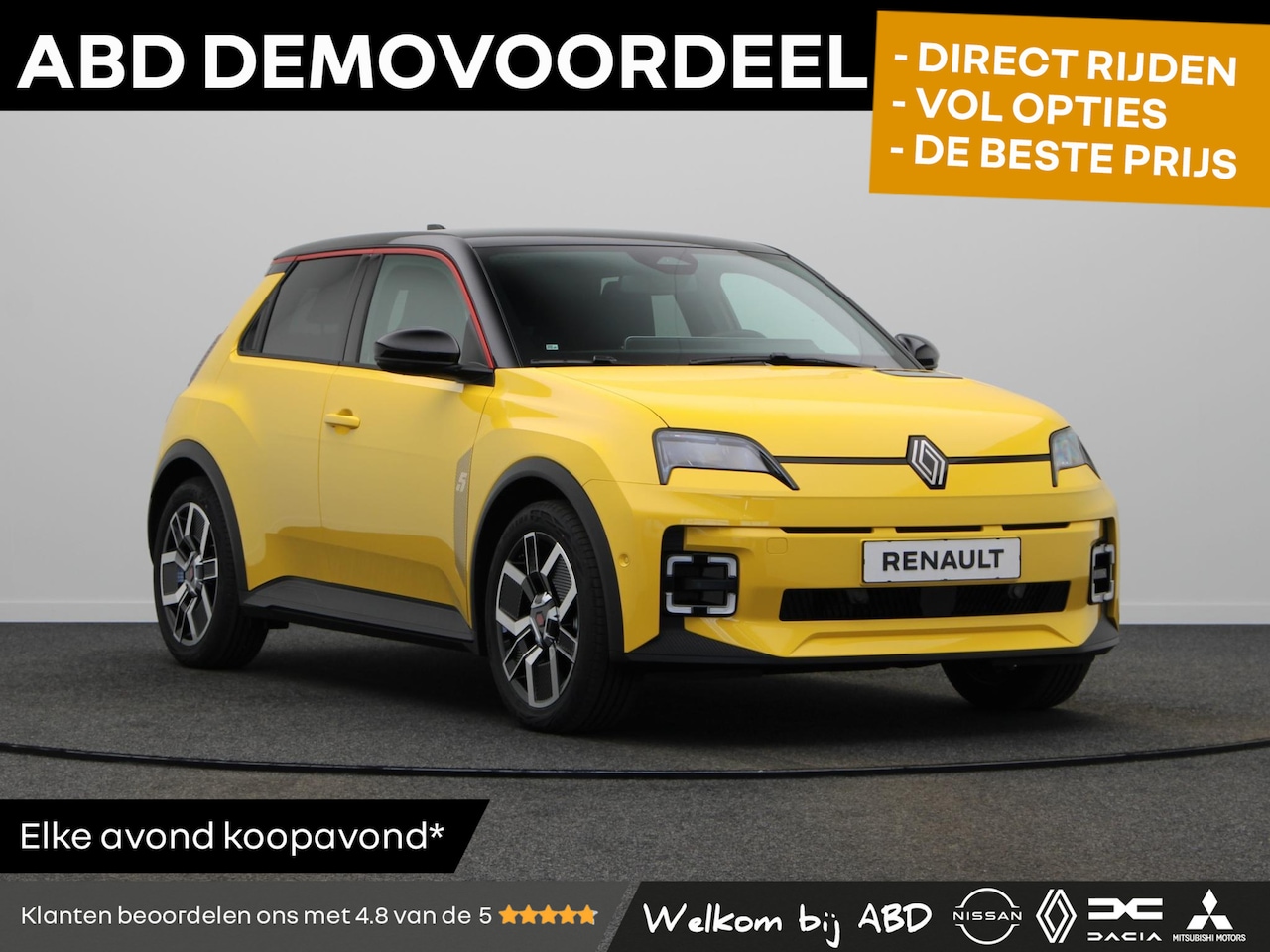 Renault 5 - comfort range techno 52 kWh | Vijf jaar garantie | Stoel- en stuurwielverwarming | All sea - AutoWereld.nl