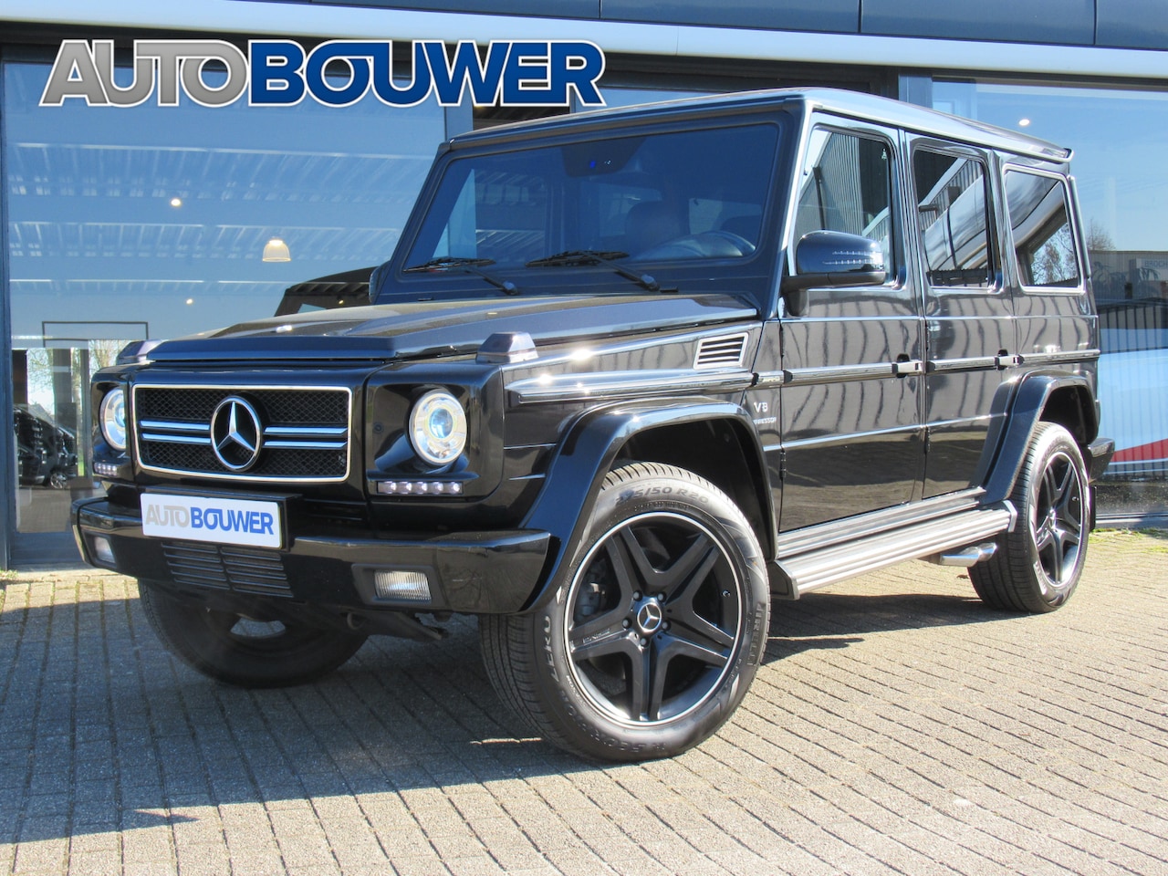 Mercedes-Benz G-klasse - AMG 55 K. 500 PK Lang | Youngtimer DESIGNO LEDER | SCHUIF DAK | ZWARTE HEMEL - AutoWereld.nl