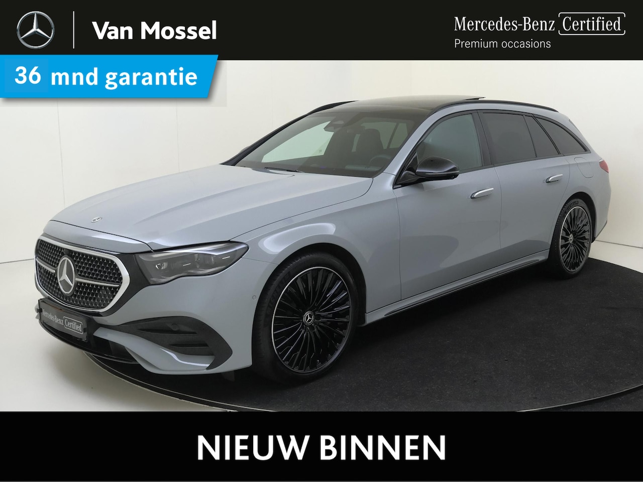 Mercedes-Benz E-klasse Estate - 300 e Sport Edition Premium Pakket AMG /Panoramadak /Burmester 4D /Superscreen - AutoWereld.nl