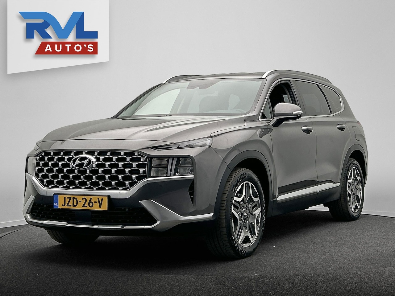 Hyundai Santa Fe - 1.6 T-GDI PHEV 7 Persoons Carplay Adaptive-cruise Leder Camera Krell audio - AutoWereld.nl