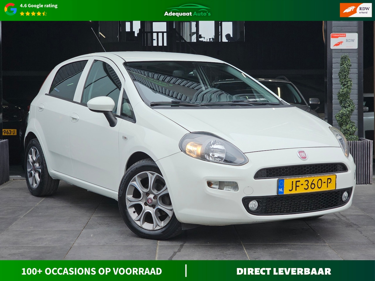 Fiat Punto Evo - 0.9 TwinAir Lounge|APK|NAP|Airco|Cruise|5DR - AutoWereld.nl
