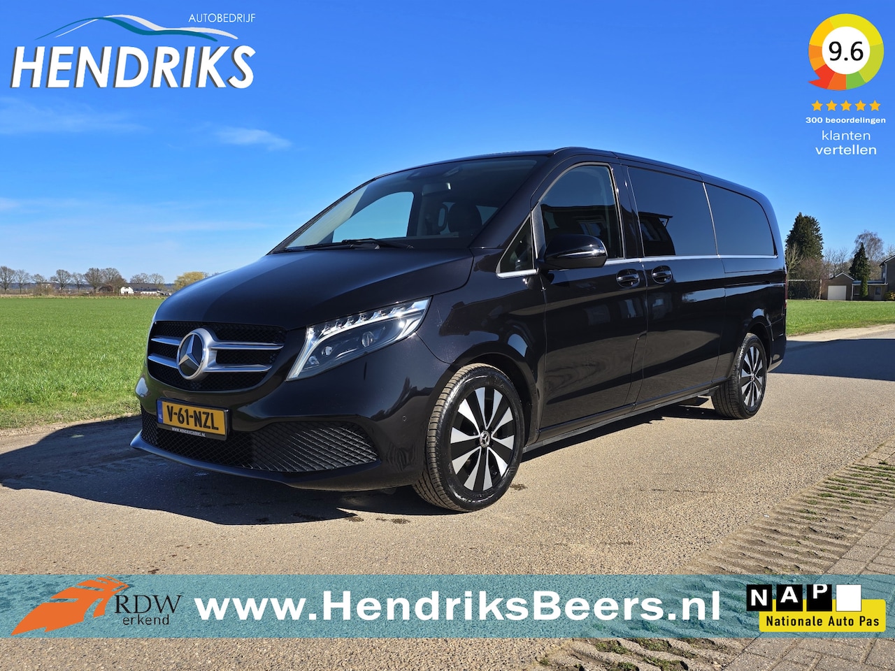 Mercedes-Benz V-klasse - 250d Extra Lang DC Avantgarde Edition - 190 Pk - Euro 6 - AUTOMAAT - ParkeerCamera - AutoWereld.nl