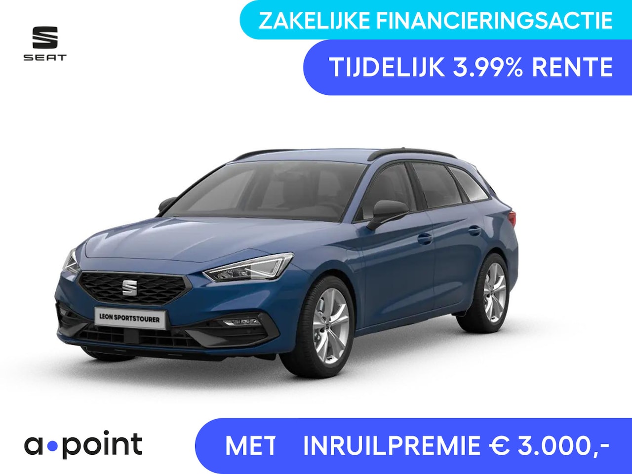 SEAT Leon Sportstourer - 1.5 TSI e-Hybrid FR Business | Safe & Driving Pack | Trekhaak zwenkbaar (elektr. ontgrende - AutoWereld.nl