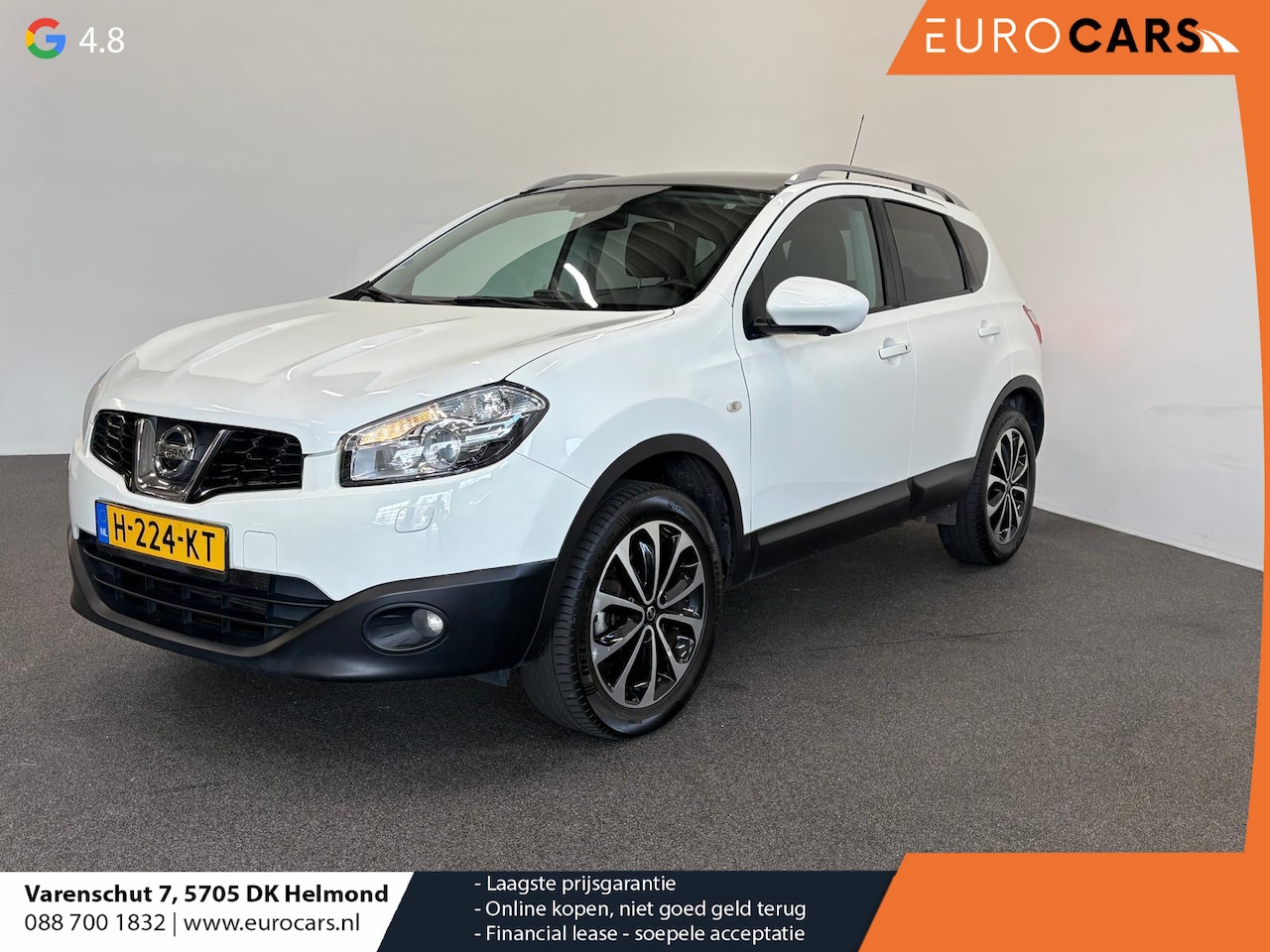 Nissan Qashqai - 2.0 Tekna Panoramadak Trekhaak Navigatie 360 camera Cruise Control Getinte ramen Stoelverw - AutoWereld.nl