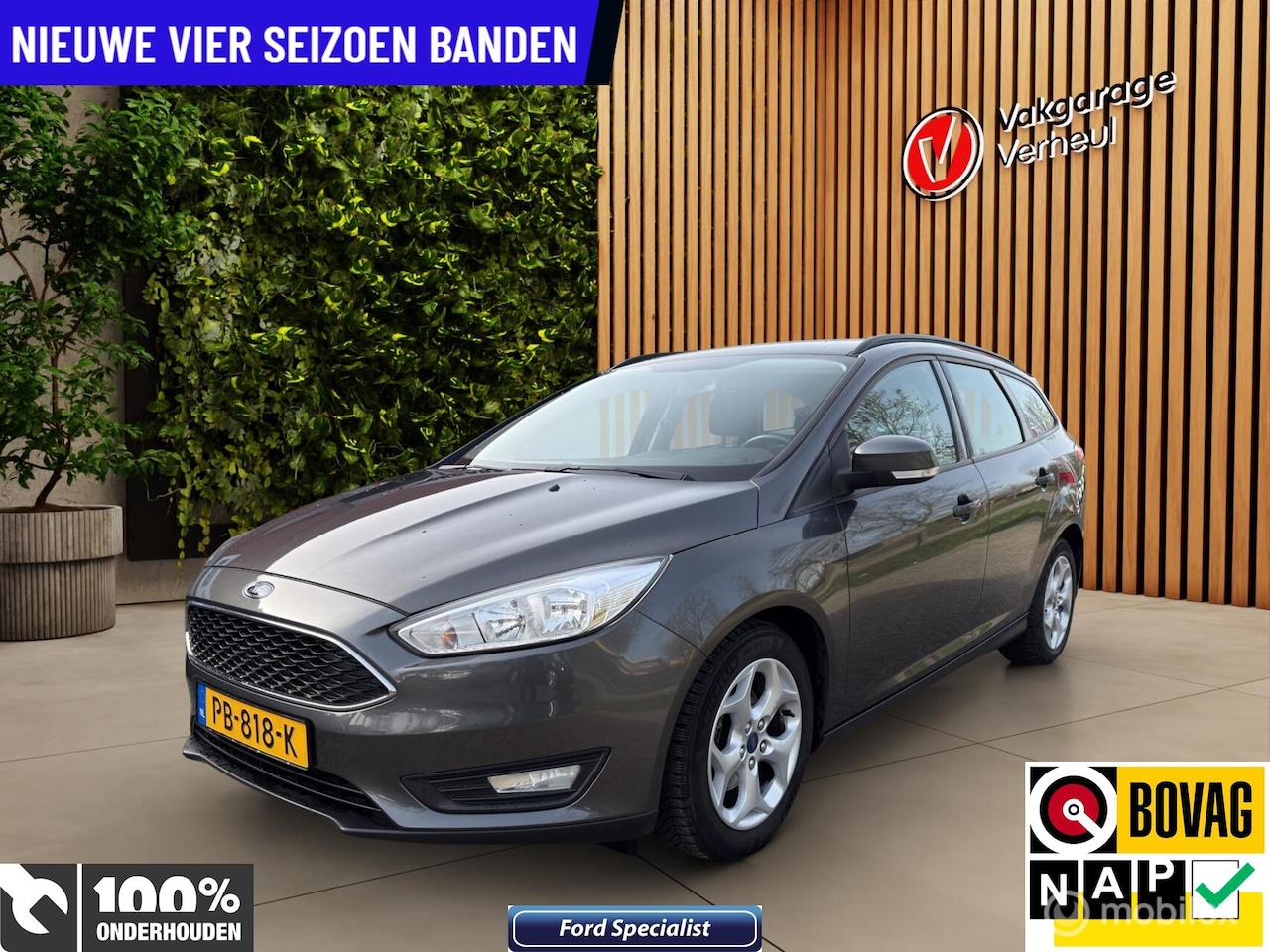 Ford Focus Wagon - 1.0 Trend 101Pk NAP|boekjes|Trekhaak - AutoWereld.nl