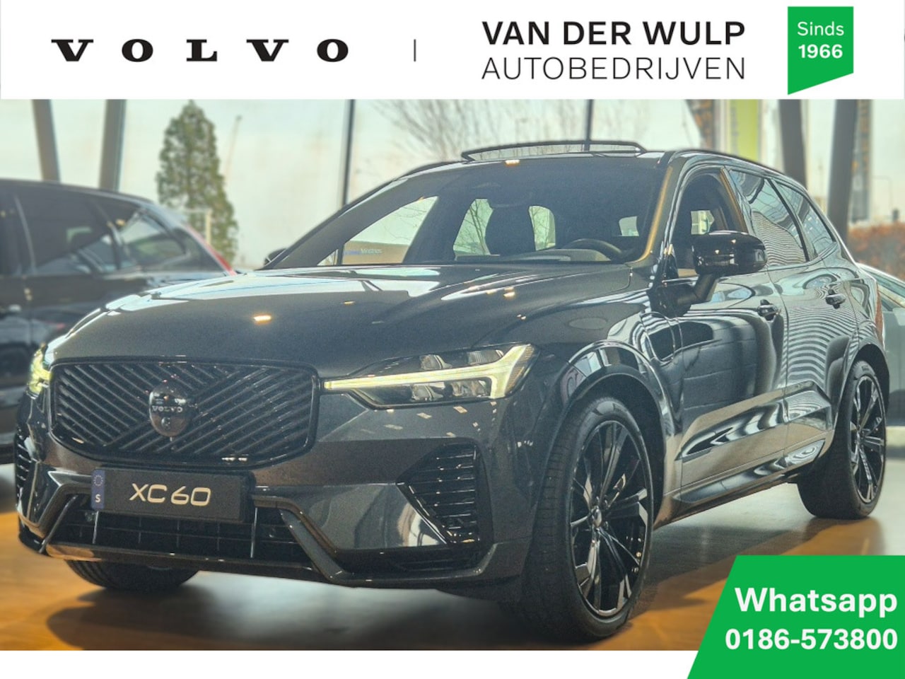 Volvo XC60 - T6 350PK AWD Black Edition Plus | Luchtvering | 360 | Headup Dis - AutoWereld.nl