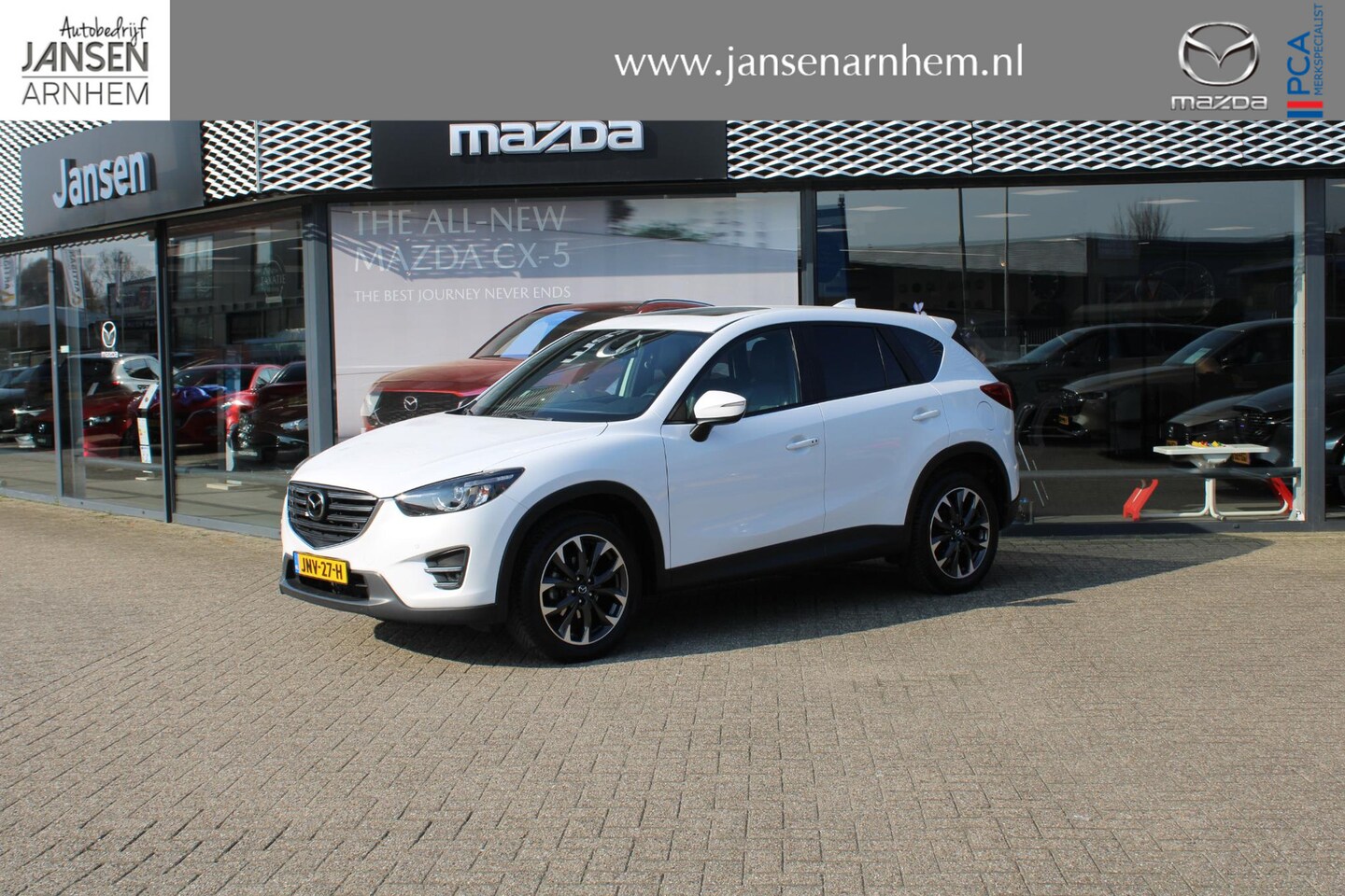 Mazda CX-5 - 2.5 SkyActiv-G 192 GT-M 4WD 2.5 SkyActiv-G 192 GT-M 4WD , Automaat,  Schuifdak, Leder, Bose, Adap.Cruise, LMV 19 Inch, - AutoWereld.nl