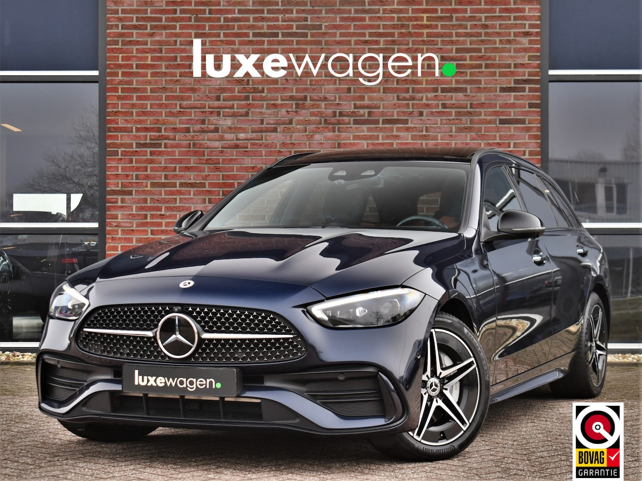 Mercedes-Benz C-klasse Estate - 300 e AMG Line Pano Trekh Distr Memory+Ventilatie HUD 360 Night - AutoWereld.nl