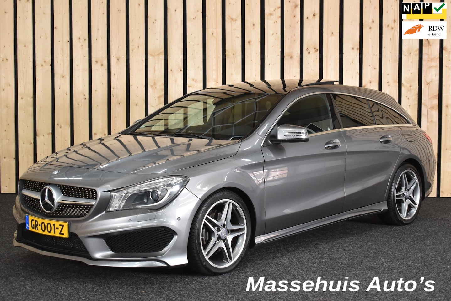 Mercedes-Benz CLA-klasse Shooting Brake - 180 Ambition AMG Line Panoramadak 2e eig. LED Xenon Navi Clima Cruise PDC Nwe APK - AutoWereld.nl