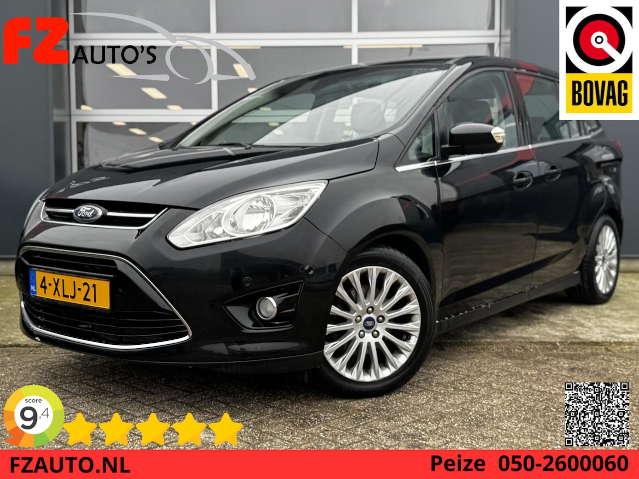 Ford Grand C-Max - 1.0 Edition Plus - Navigatie - Climate Control - Camera - Trekhaak - AutoWereld.nl