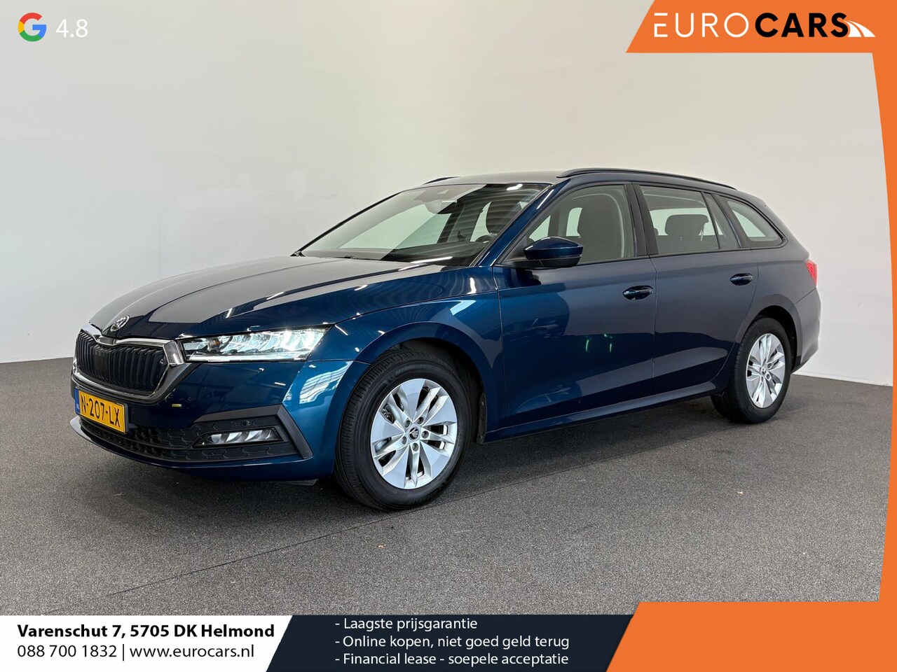 Skoda Octavia Combi - 1.0 e-TSI Business Edition Navigatie Apple Carplay/Android Auto Parkeersensoren Adaptive C - AutoWereld.nl