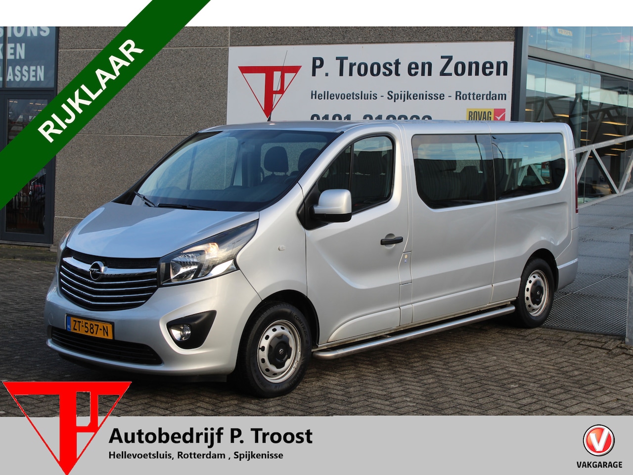 Opel Vivaro Combi - 1.6 CDTI L2H1 9 Persoons/20650 excl. BTW/Navigatie/Airco/Cruise control/BTW auto/Side bars - AutoWereld.nl
