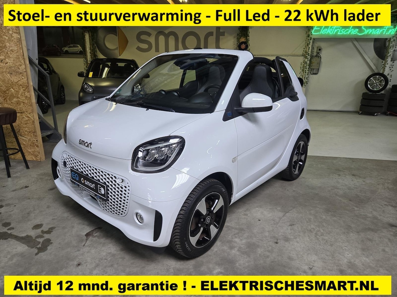 Smart Fortwo cabrio - EQ Comfort - winterpakket - Full Led - camera - 12 mnd. garantie - AutoWereld.nl