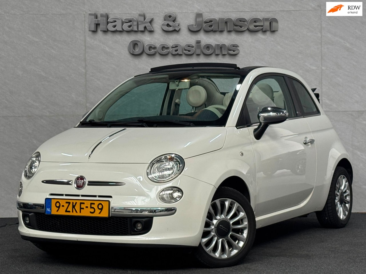 Fiat 500 C - 0.9 TwinAir Turbo Easy Cabrio - Airco - NAP - Elektrische ramen - AutoWereld.nl
