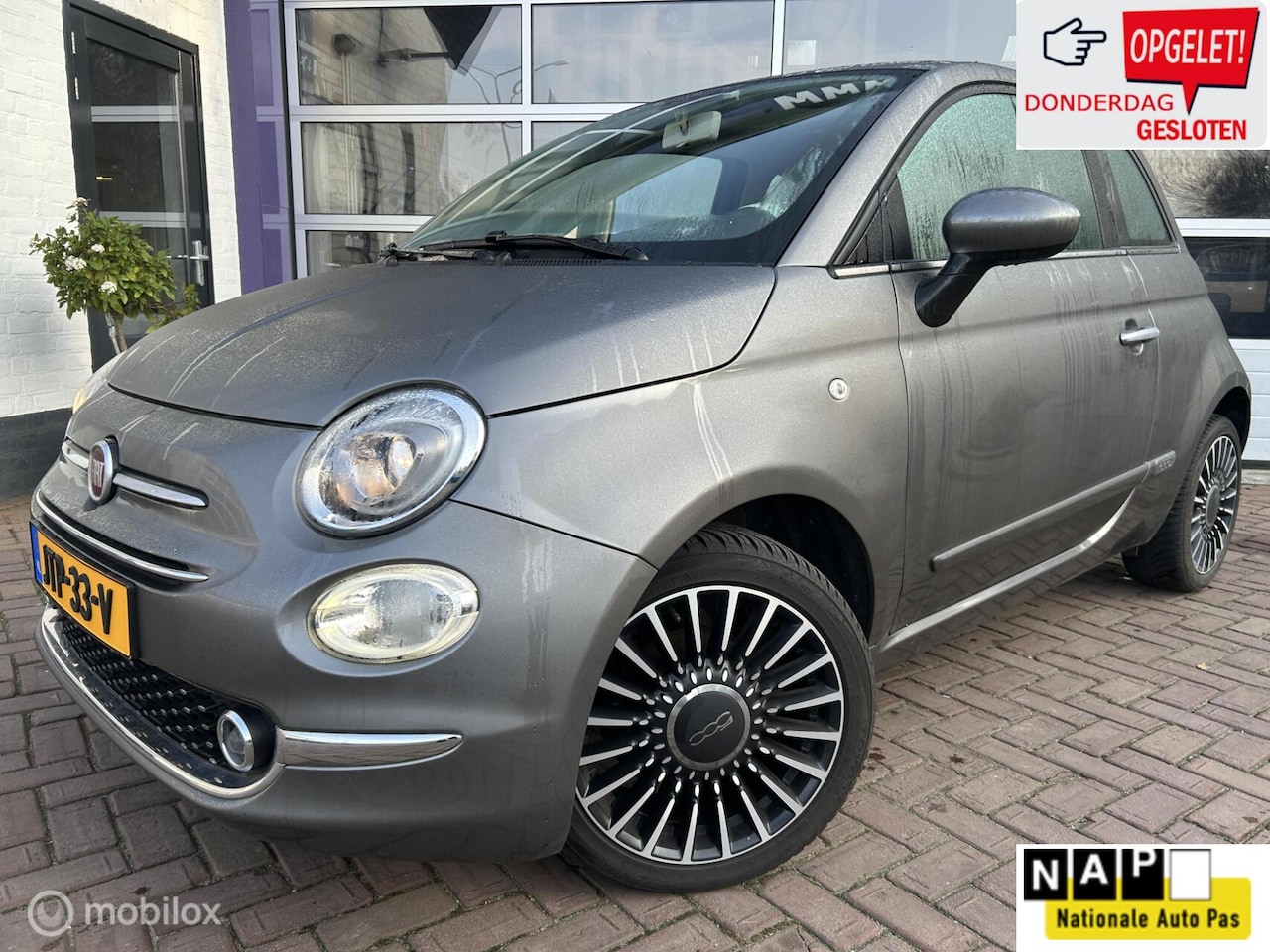 Fiat 500 - 1.2 Lounge * PANORAMADAK * NAVIGATIE * LM VELGEN * - AutoWereld.nl