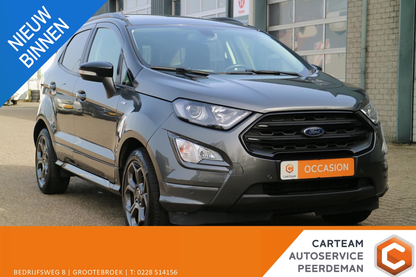 Ford EcoSport - 1,0 EcoBoost 92KW ST-Line | Automaat | Schuifdak | Carplay | - AutoWereld.nl
