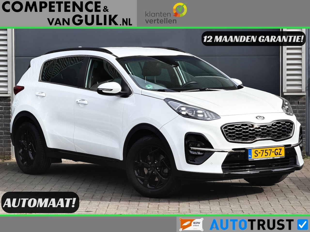 Kia Sportage - 1.6 T-GDI DynamicLine | Automaat | Leder | JBL | Camera | Black Line | - AutoWereld.nl