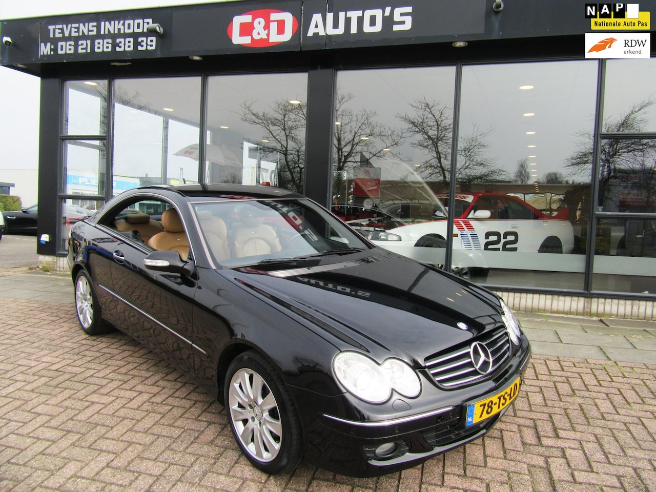 Mercedes-Benz CLK-klasse Coupé - 200 K. DESIGNO 2007 TOPSTAAT - AutoWereld.nl