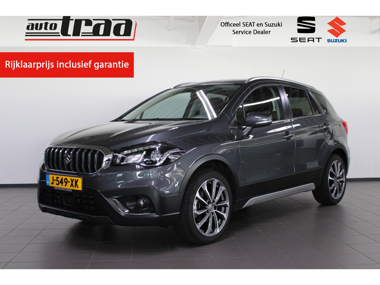 Suzuki S-Cross - 1.4 Boosterjet Select Smart Hybrid / Trekhaak afneembaar / Navi. / Camera / Keyless / - AutoWereld.nl