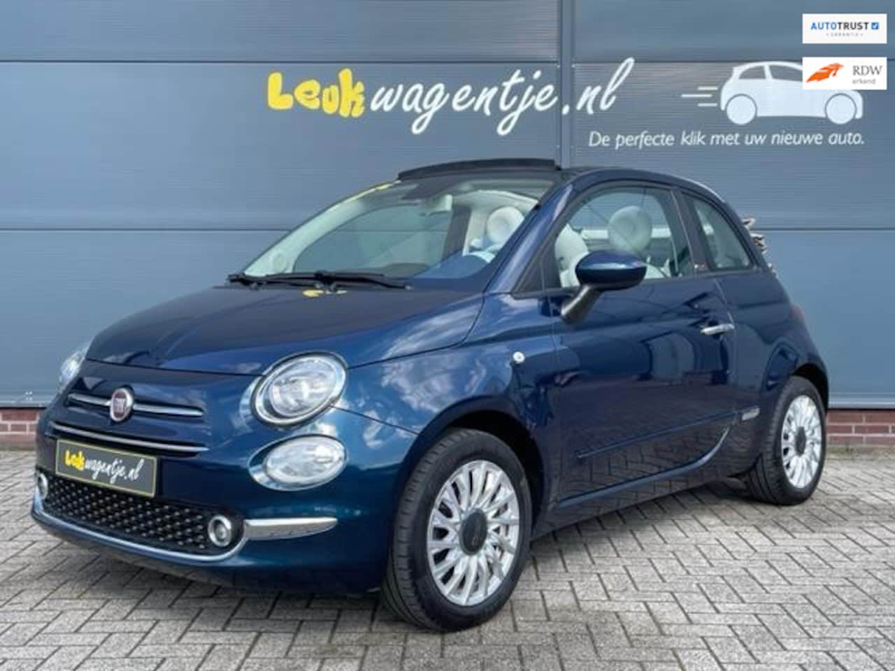 Fiat 500 C - 1.0 Hybrid Lounge Cabrio *carplay - AutoWereld.nl