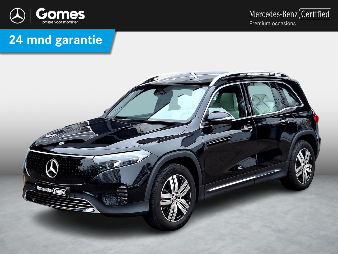 Mercedes-Benz EQB - 250+ Luxury Line | Beige Interieur | Panoramadak | Dodehoekassistent | Apple CarPlay | And - AutoWereld.nl