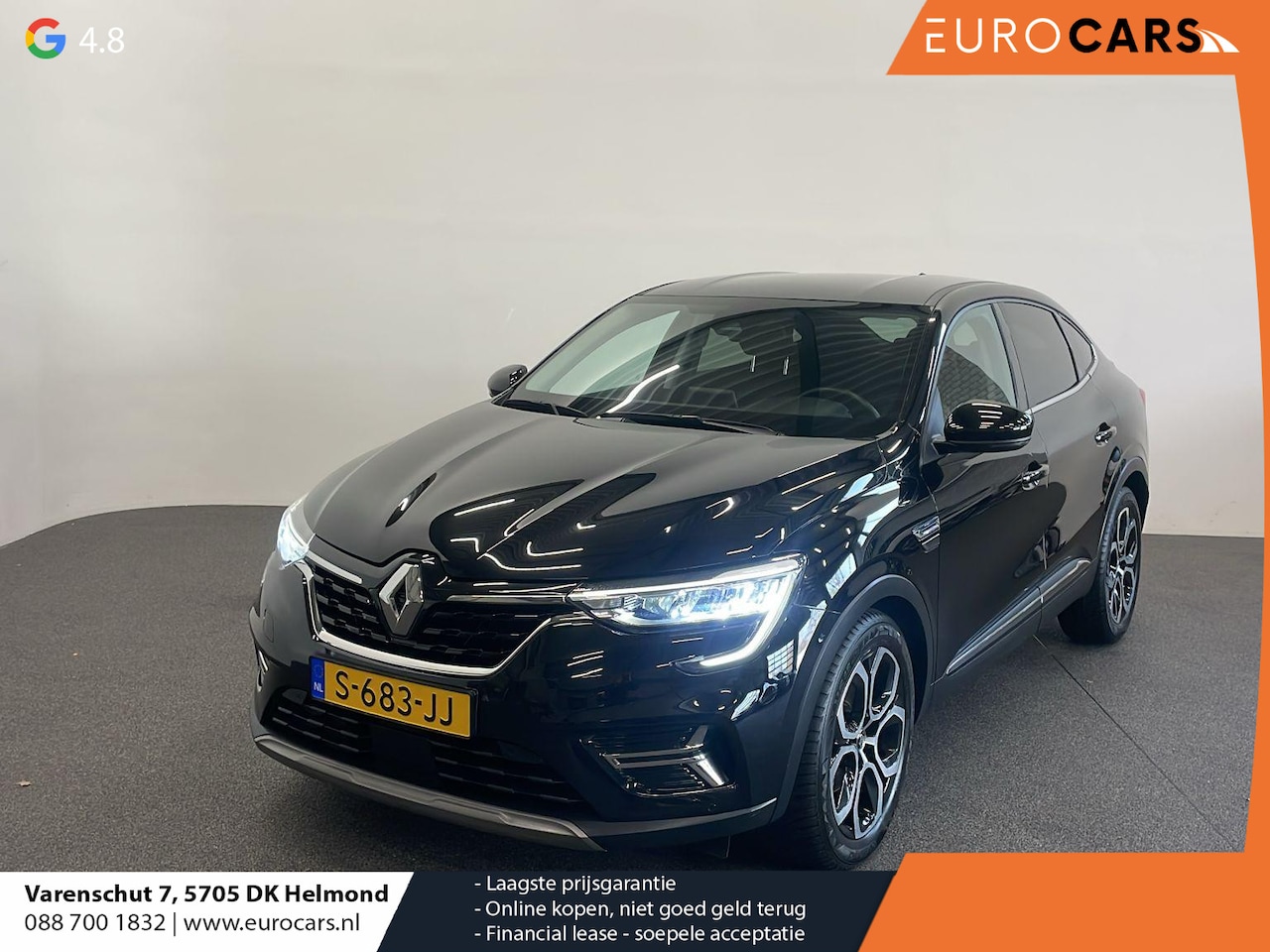Renault Arkana - 1.6 E-Tech Hybrid 145pk Techno Airco ECC Navi Carplay Full LED PDC VA + Camera Cruise Cont - AutoWereld.nl